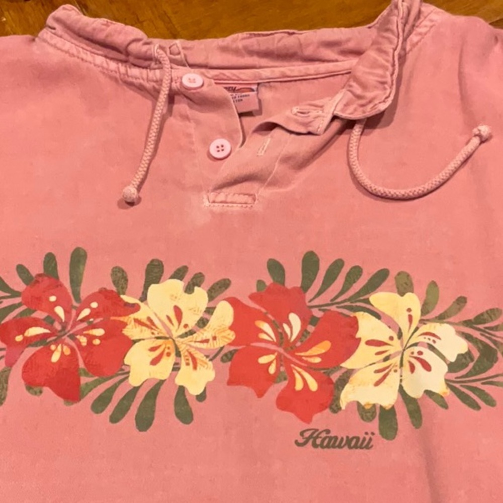 Hawaiian Crazy Shirts Pullover Pink 100% cotton size S